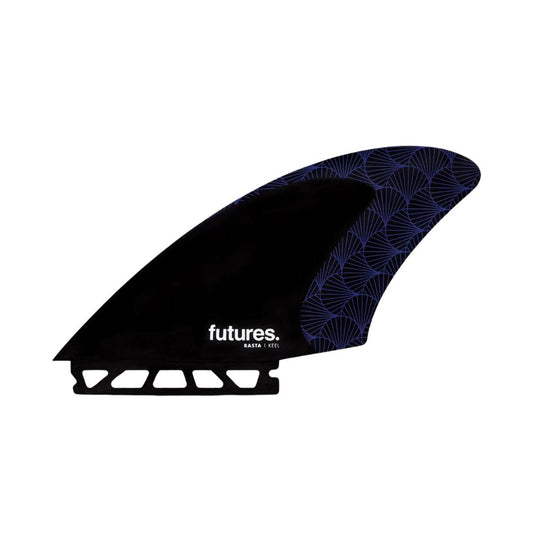Futures Rasta Keel Twin (Single Tab) - Black/Purple