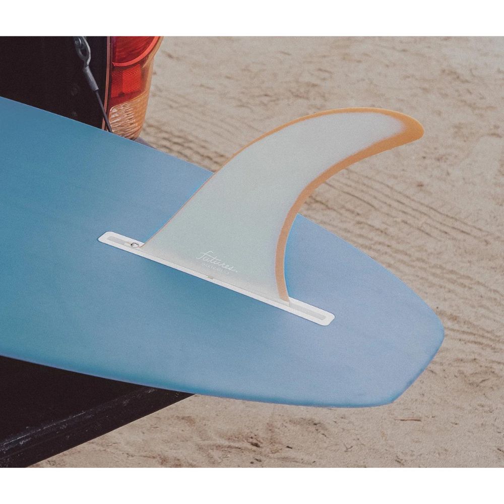 Futures Zack Flores Flex 9.5" Fin (Single Tab) - Orange/Cream