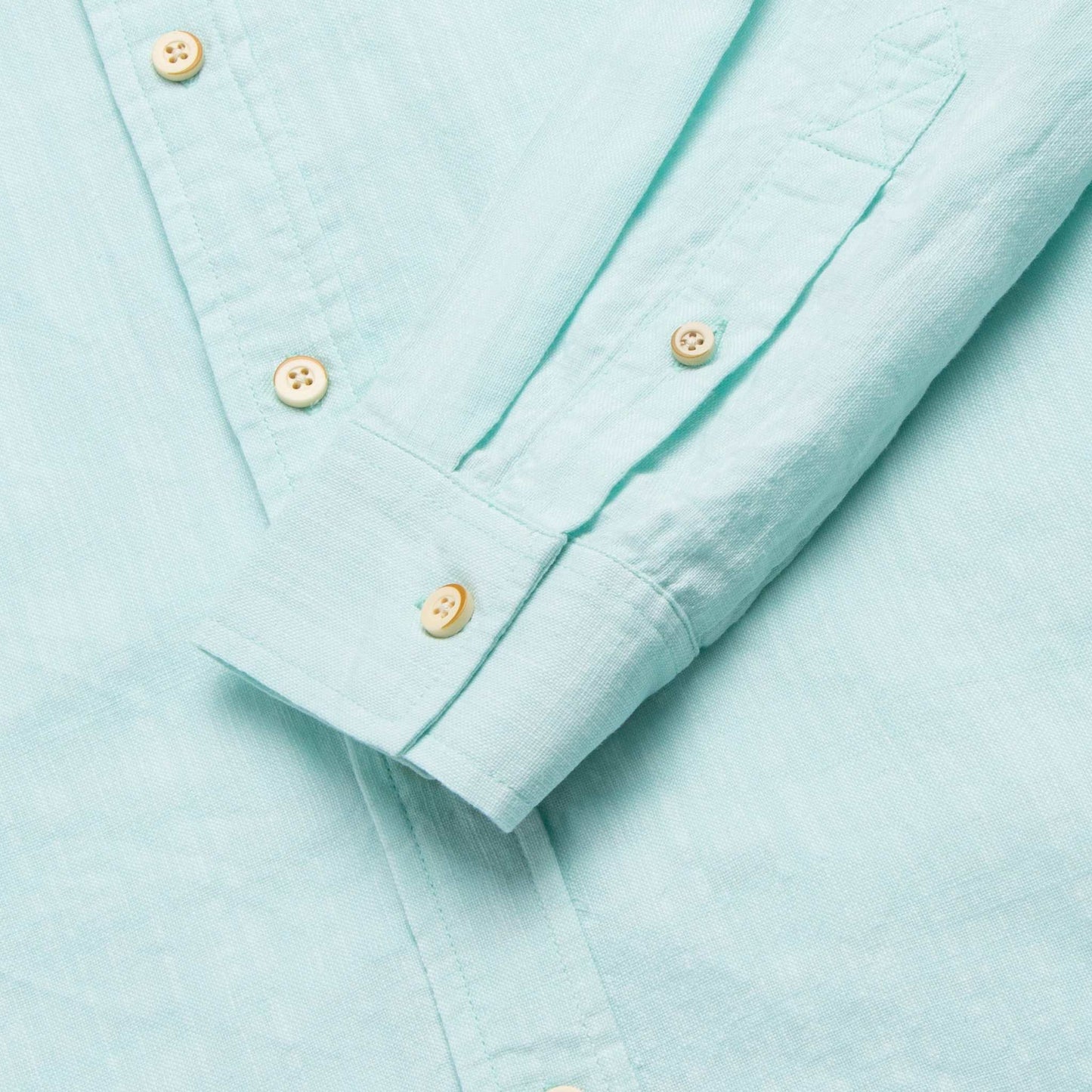 Brian Slub Shirt - Aqua Green