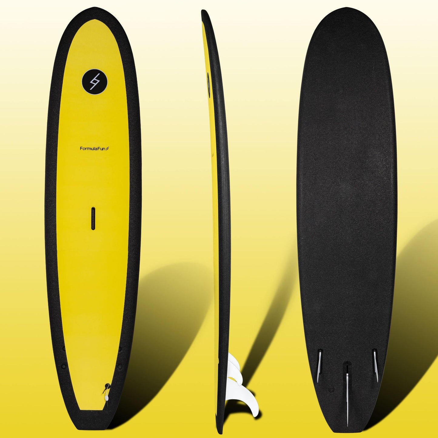 8'0" DOHO Soft Top Foam Board - Black