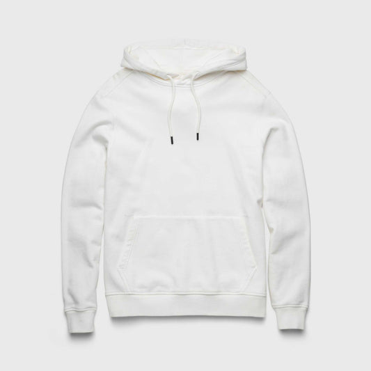 Marine French Terry Hoodie - White