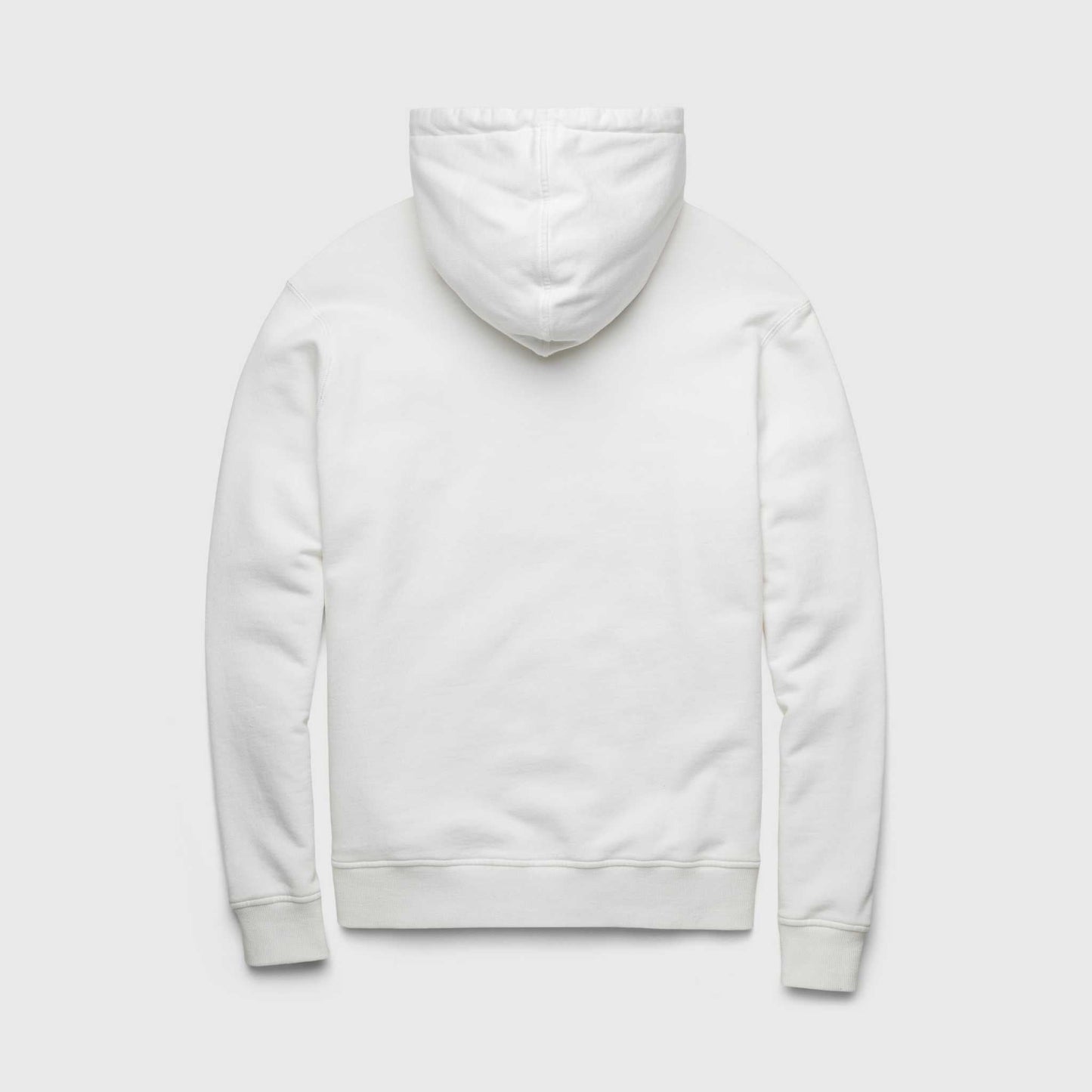 Marine French Terry Hoodie - White