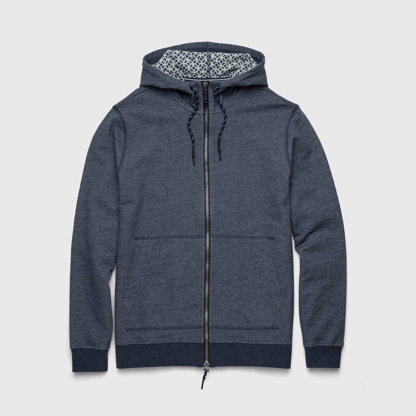 Danny Full-Zip Terry Hoodie - Navy Heather