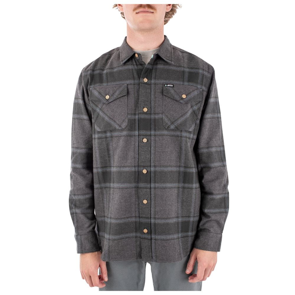 Breaker Flannel - Heather Grey