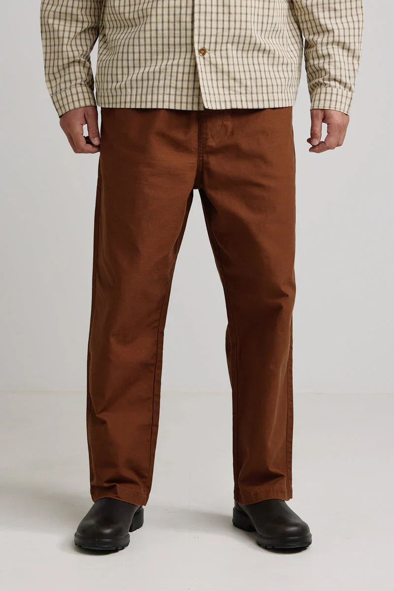 Rhythm - Slacker Pants - Coffee Brown