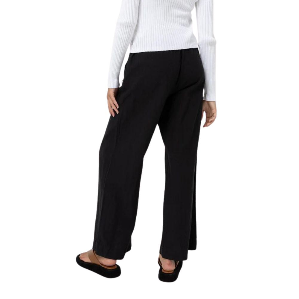Rhythm: Classic Drawstring Pant - Black