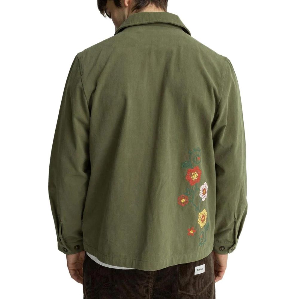 Rhythm Flower CPO Overshirt - Olive