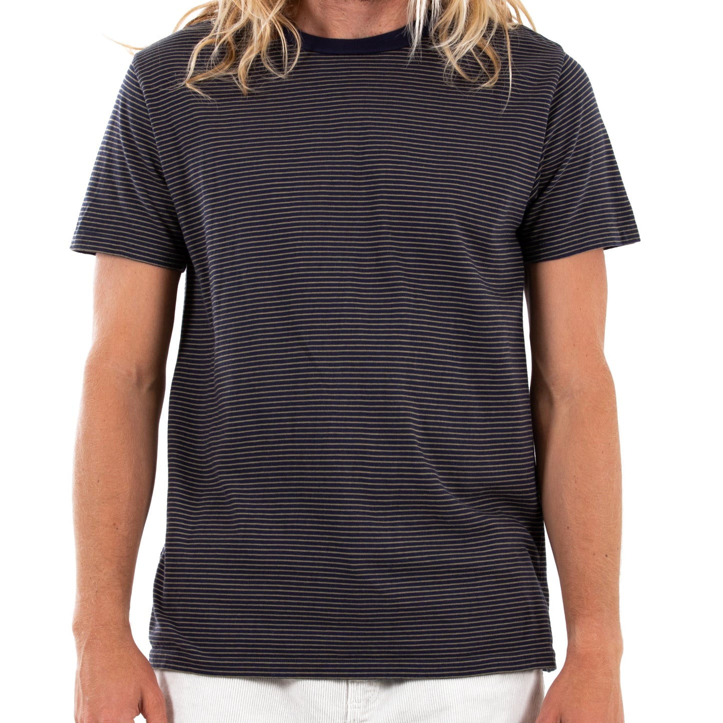 James Knit Stripe T-Shirt (Size S)
