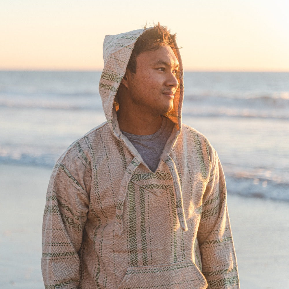 Baja hoodie tan