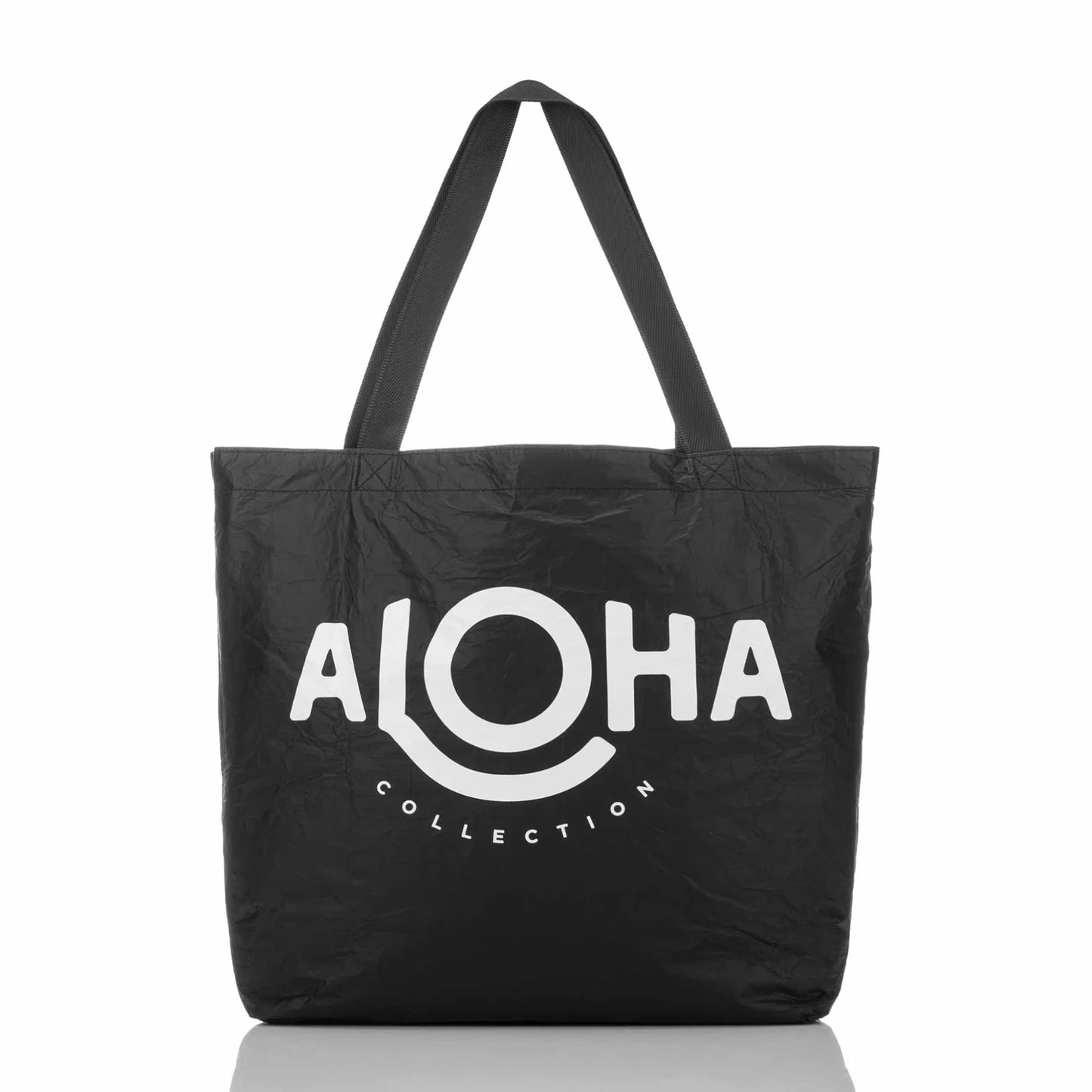 Reversible Tote Bag - Coco Palms - Black & White