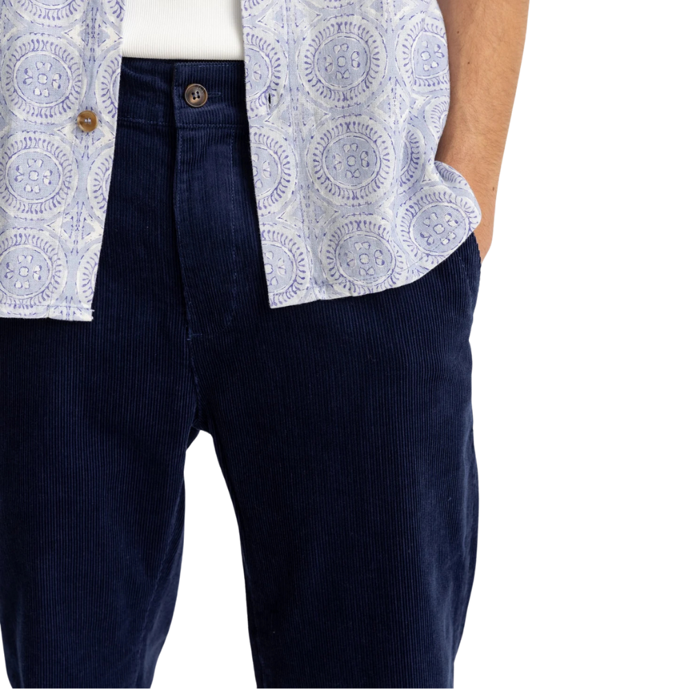 Rhythm Cord Trouser - Navy