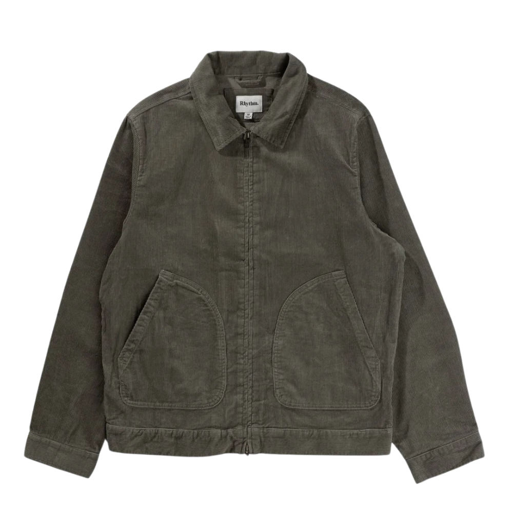 Rhythm Cord Utility Jacket - Sage