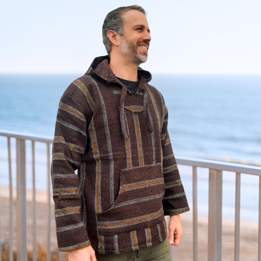 Authentic Baja Hoodie - Brown