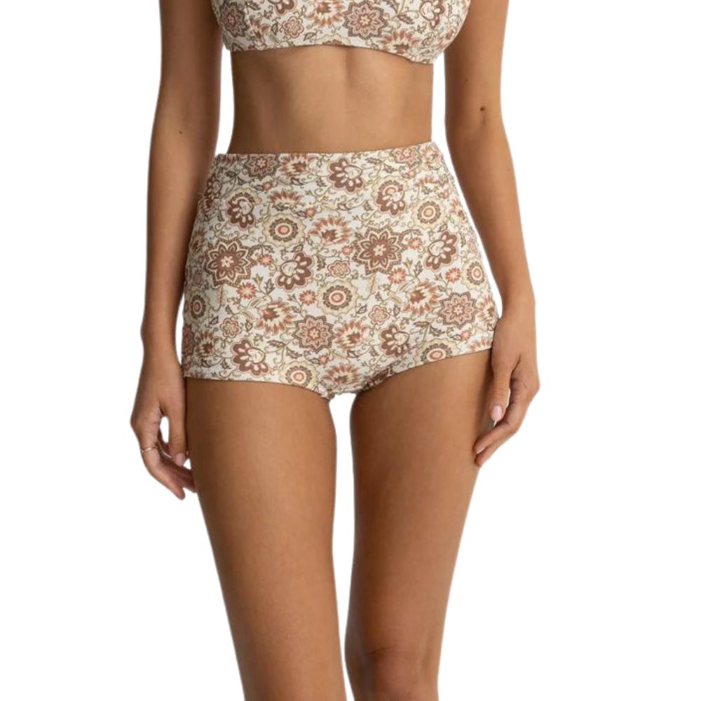 Rhythm Raya Paisley Surf Short - Natural