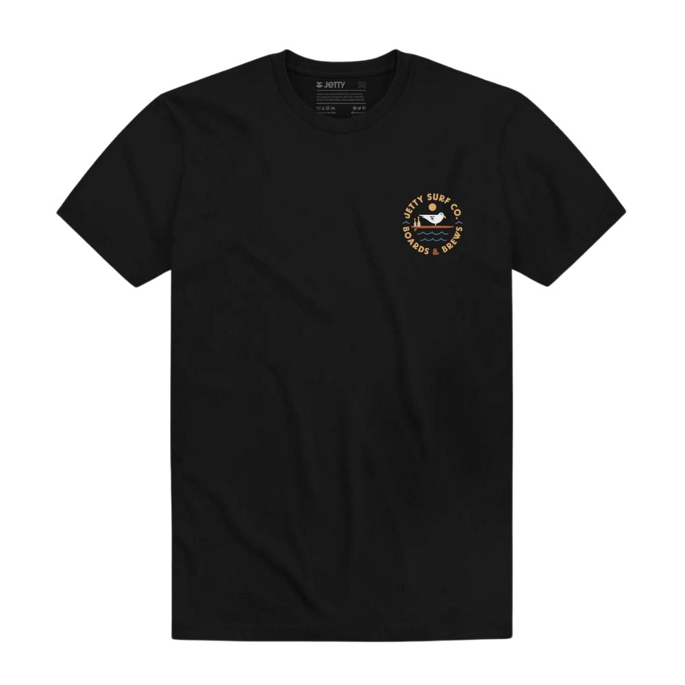 Jetty Boards & Brews Tee - Black
