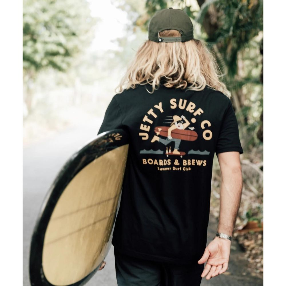 Jetty Boards & Brews Tee - Black