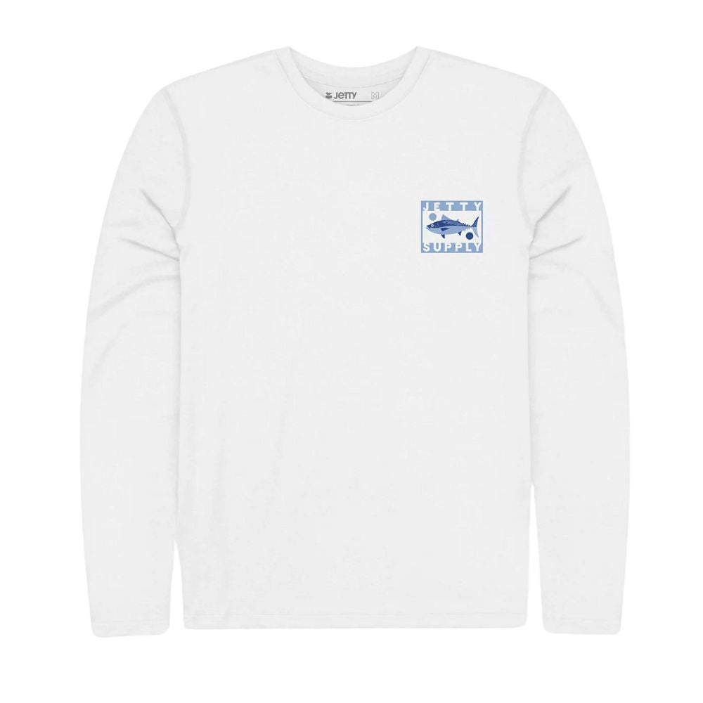 Jetty Men's Beach Tuna UV LST - White
