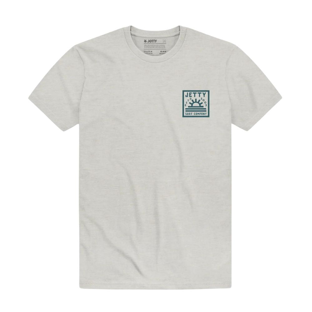 Jetty Men's Halcyon Tee - Heather Grey