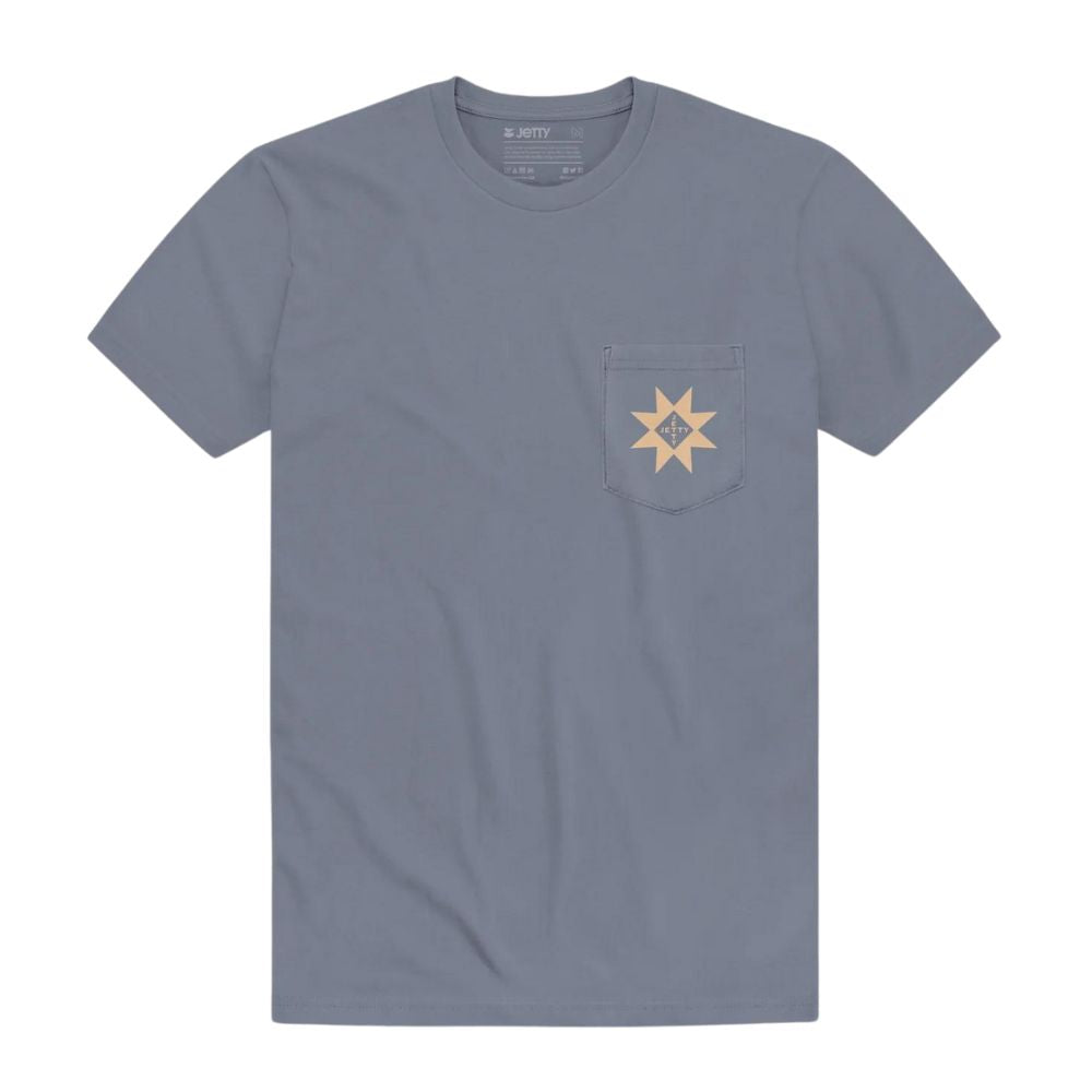 Jetty Men's Desert Sun Pocket Tee - Fog