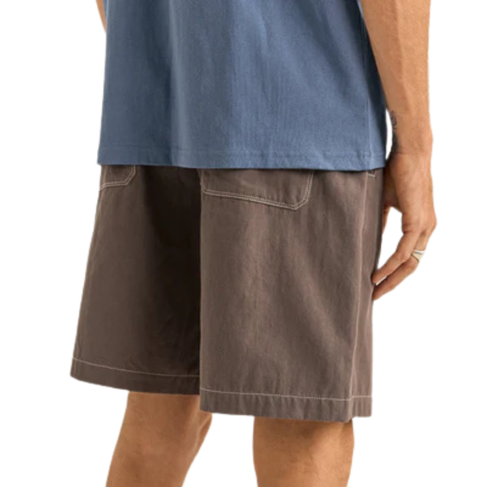 Rhythm - Contrast Stitch Jam Shorts - Charcoal