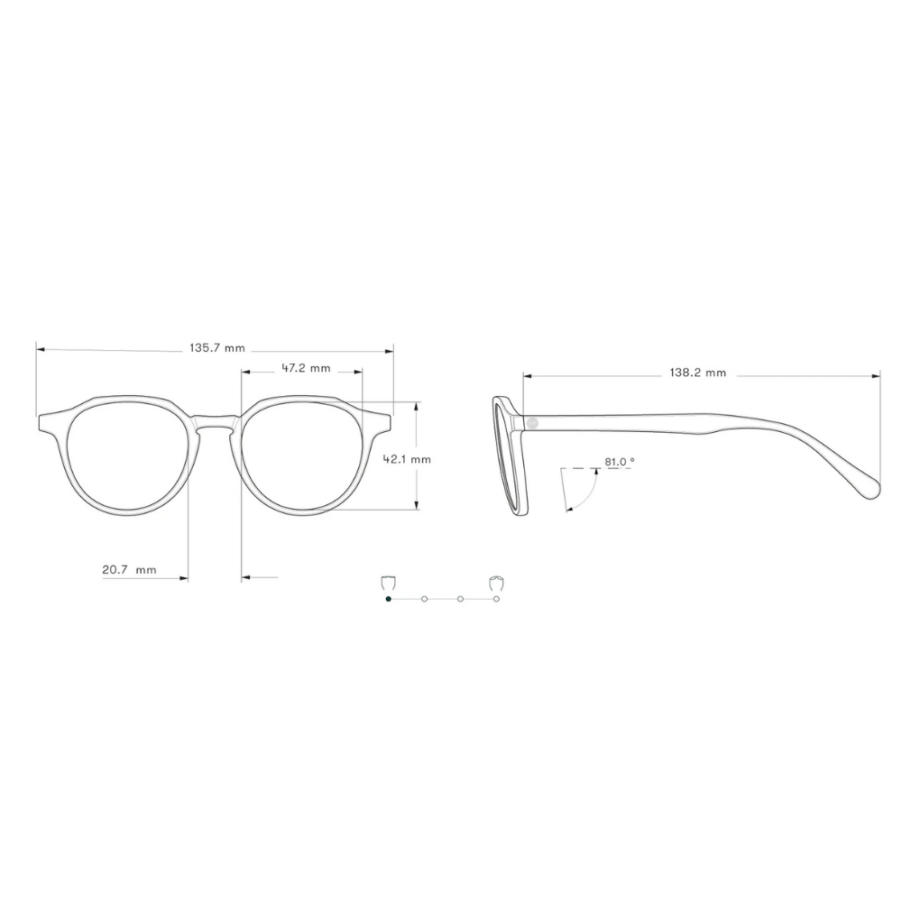 Sunski Vallarta Polarized Sunglasses - Black Slate