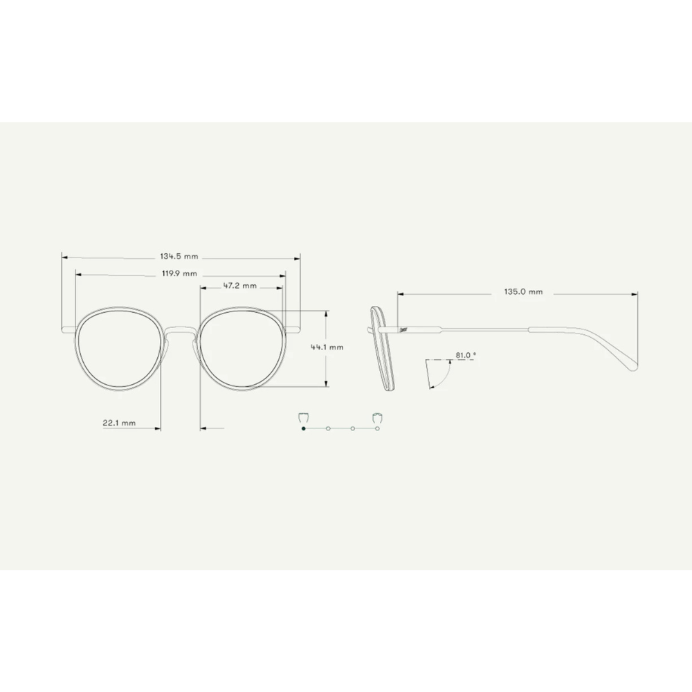 Sunski Baia Polarized Sunglasses - Champagne Amber