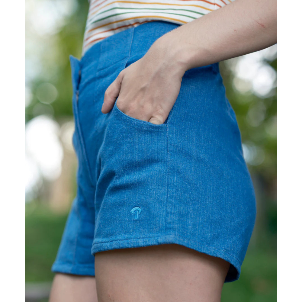 Mollusk Corduroy Shroom Shorts - Denim