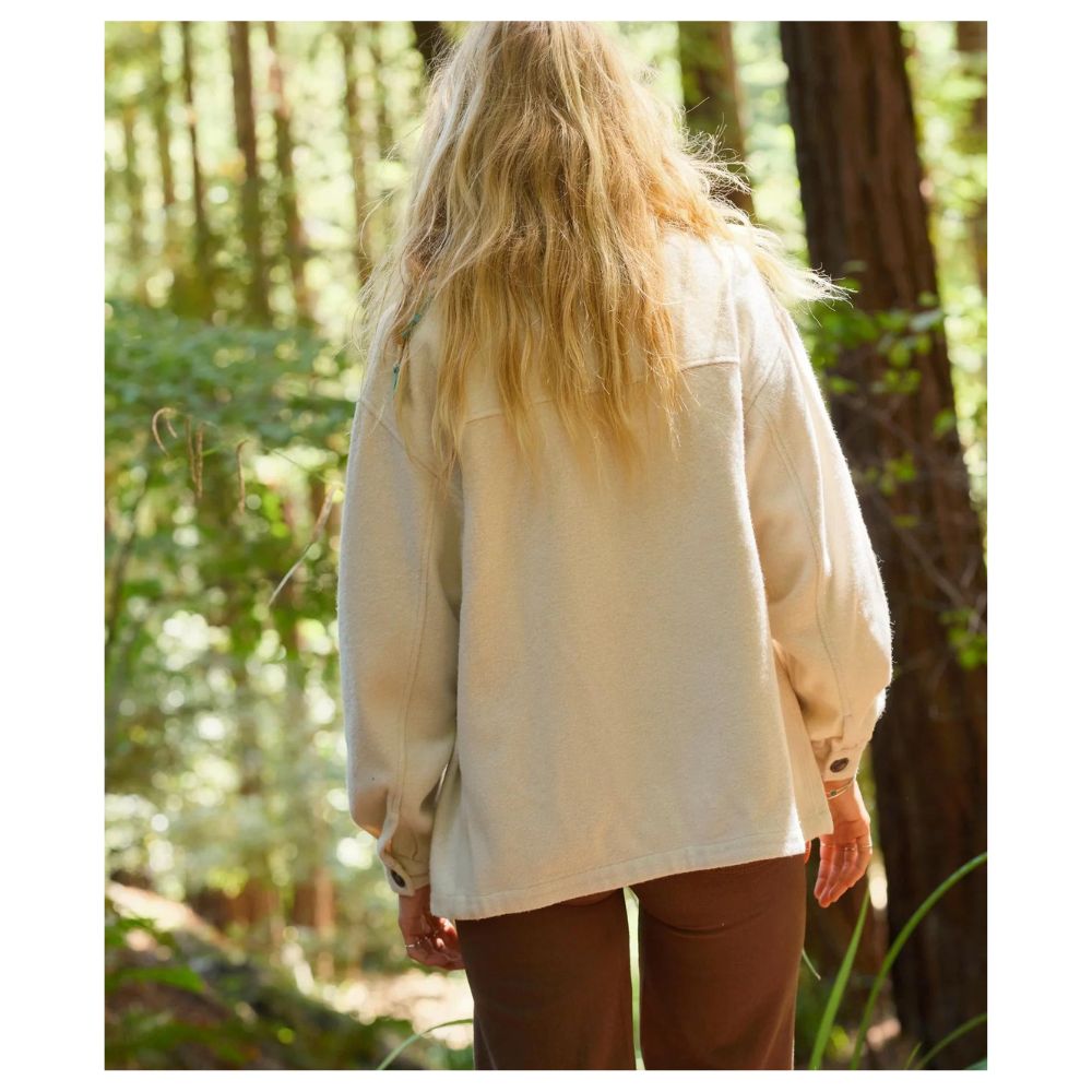 Sunset Overshirt Salt - Back View