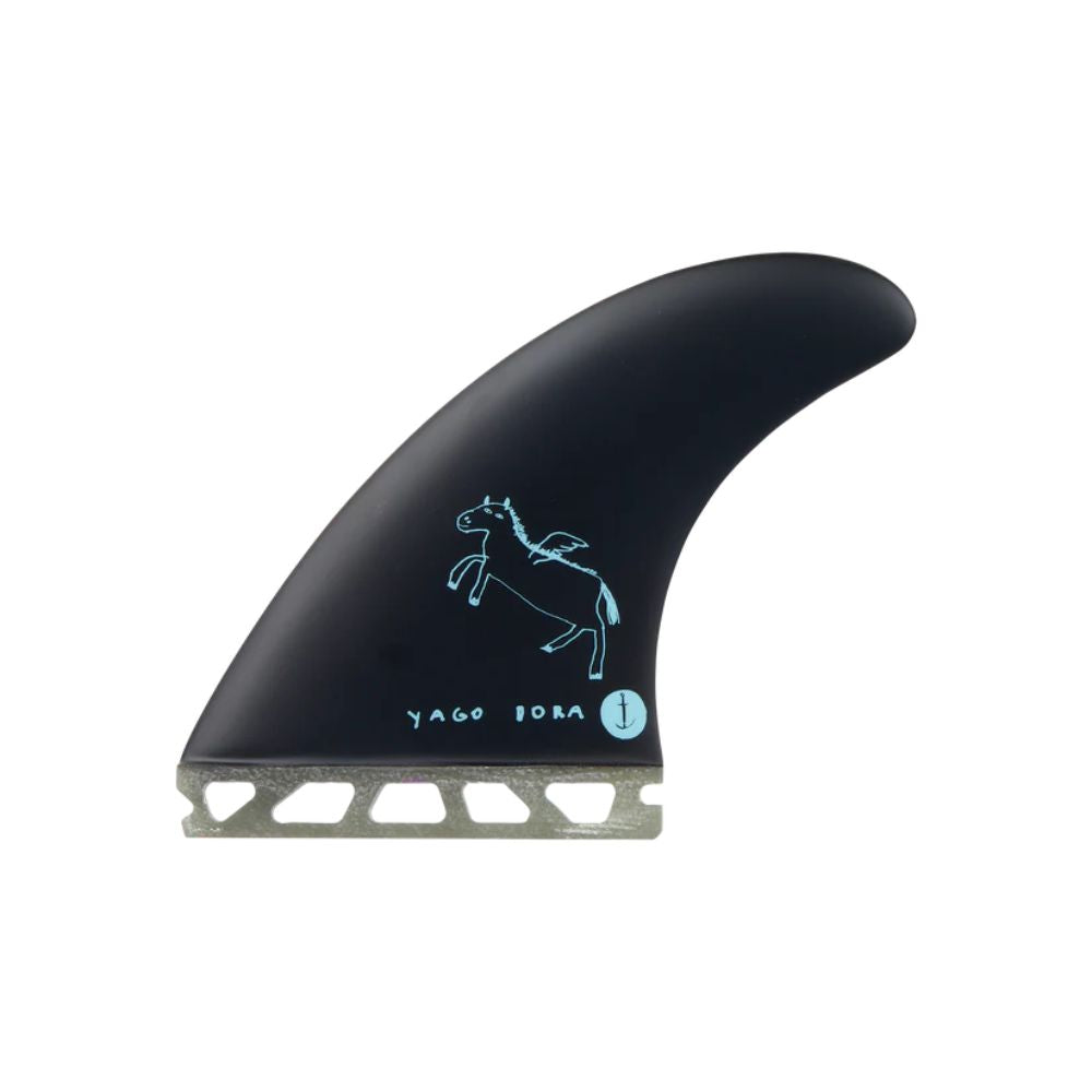 Captain Fin - Yago Dora Medium Thruster - Black (Single Tab)