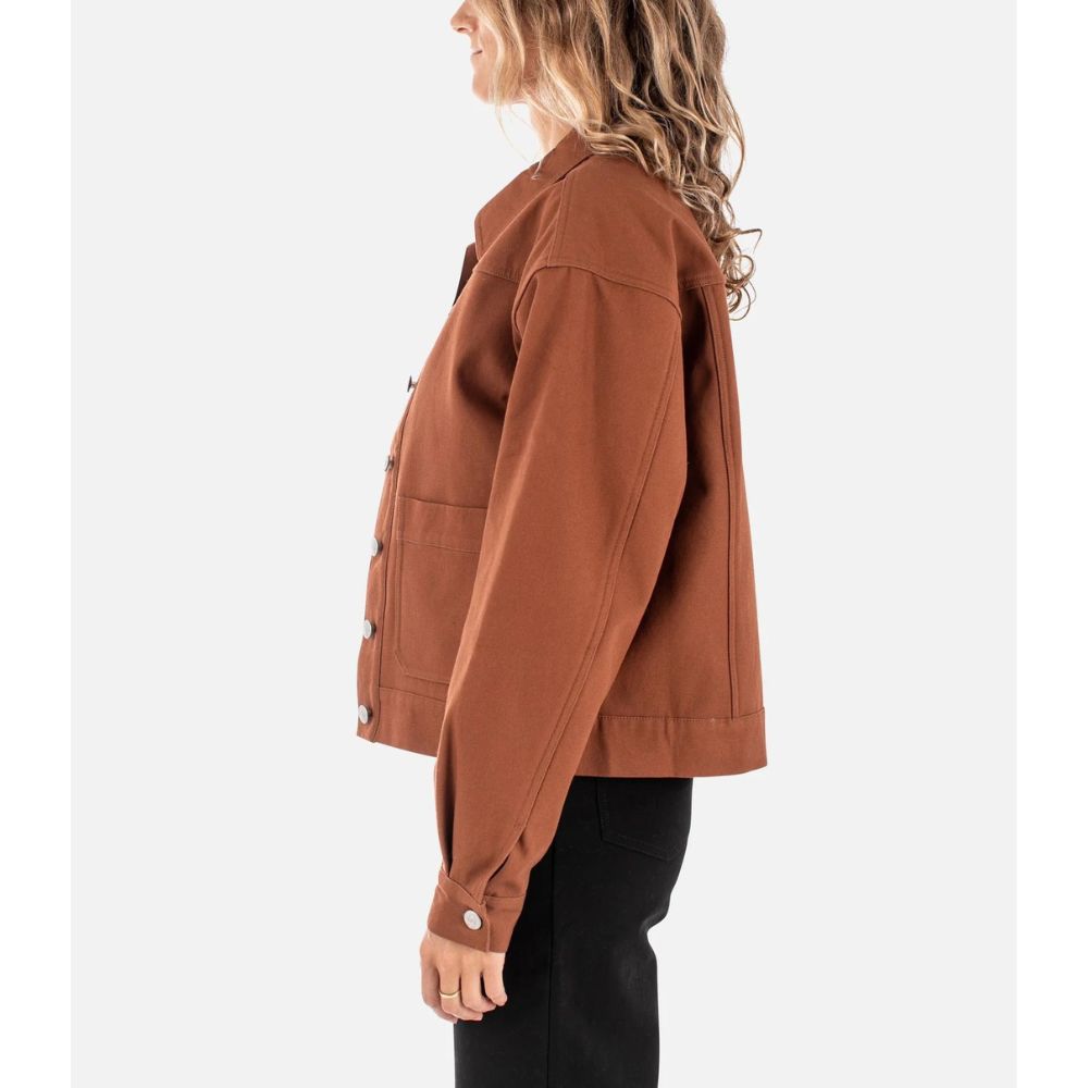 Jetty Kai Coat - Patina- Fleece Lined Chore Coat