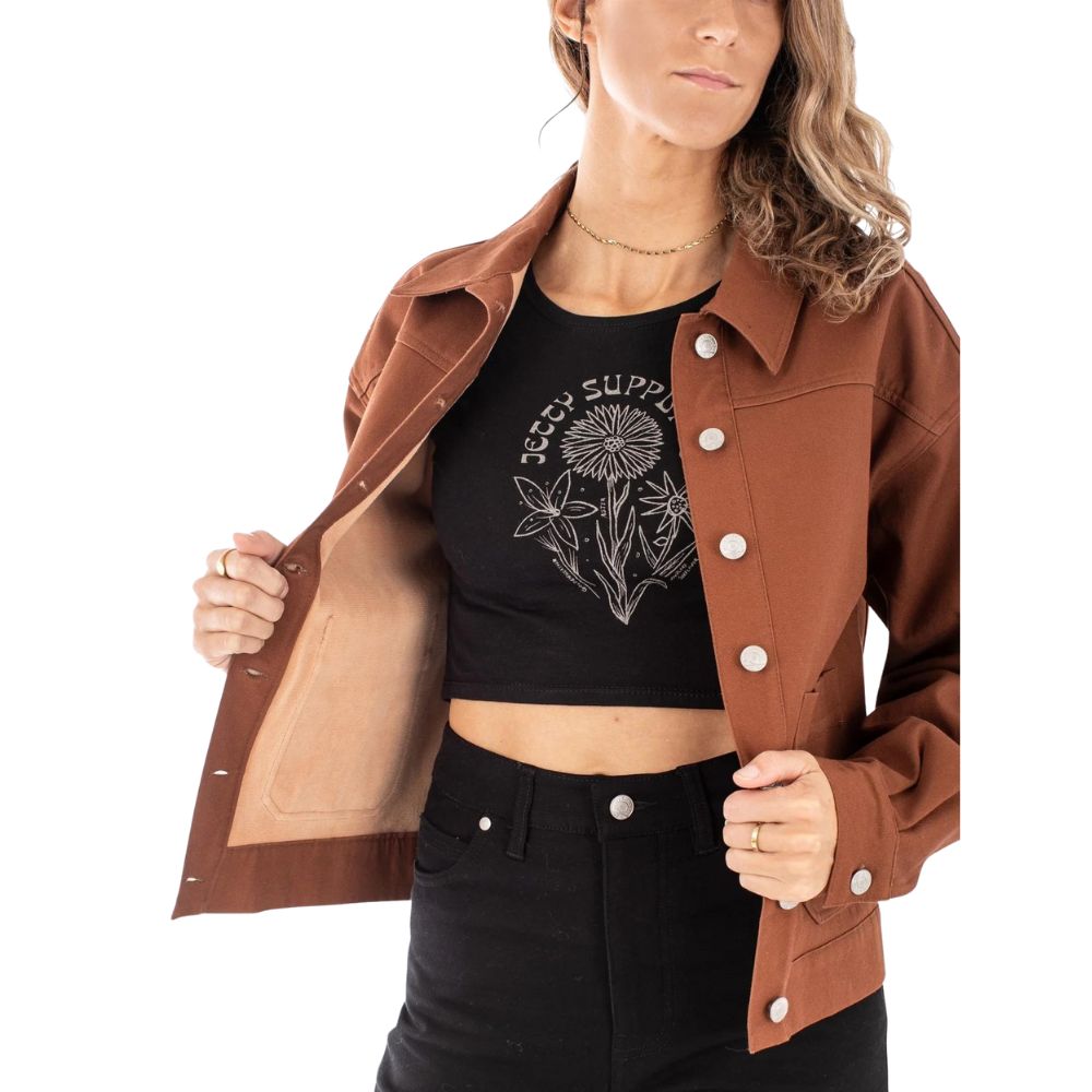 Jetty Kai Coat - Patina- Fleece Lined Chore Coat