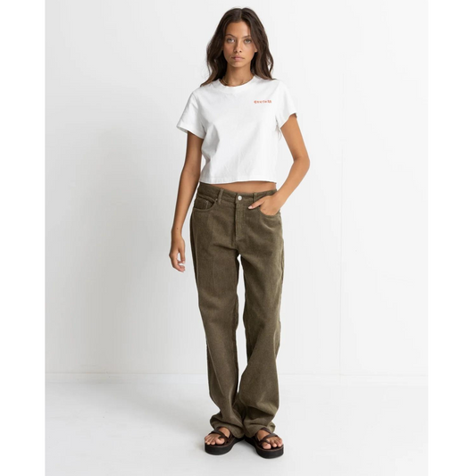 Rhythm Chloe Low Rise Pant - Sage