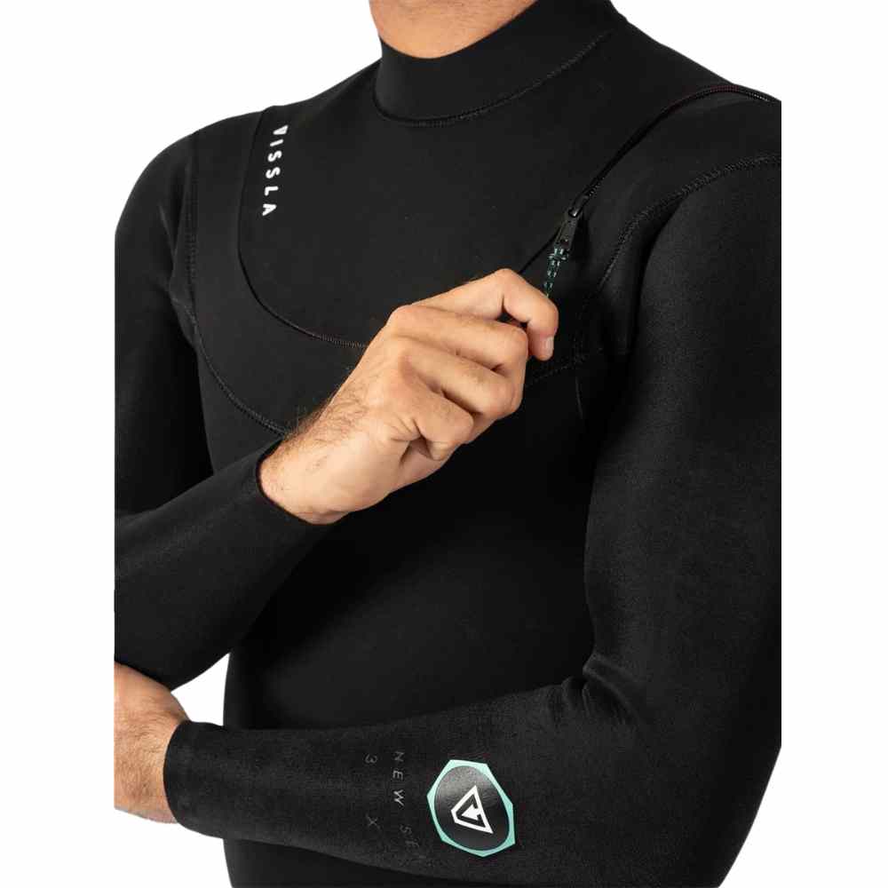 vissla chest zip wetsuit