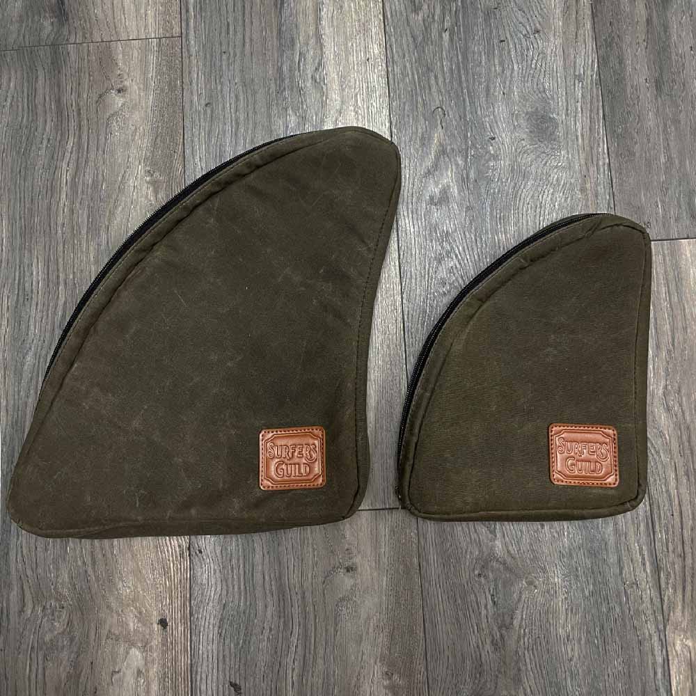 canvas fin storage case for surfboards