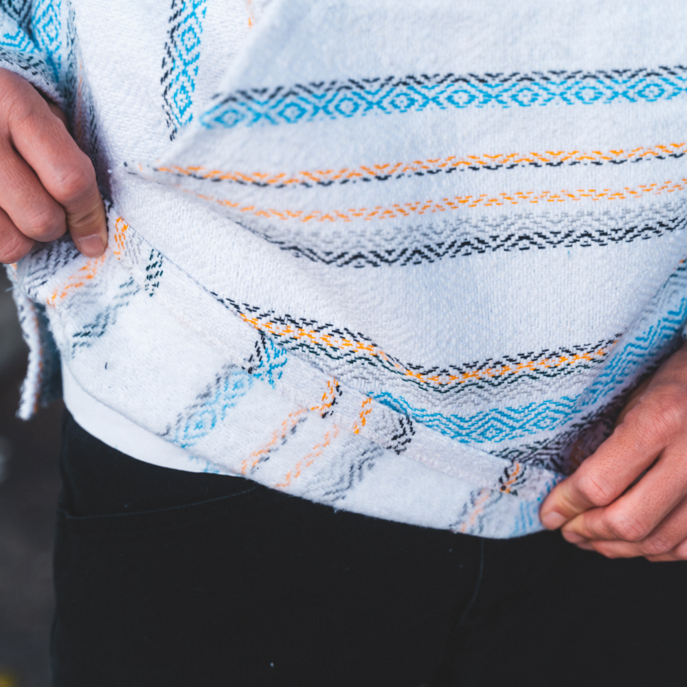 soft hoodie from mexico white