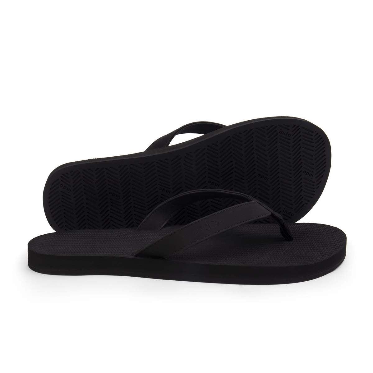 Men's Black Eco-Friendly Flip Flops