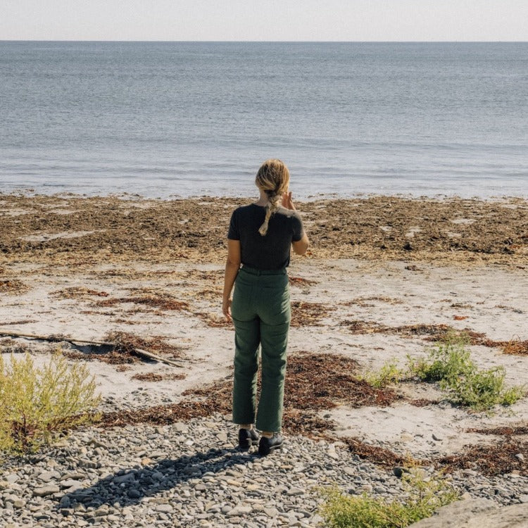 Dark Green Painter Pants