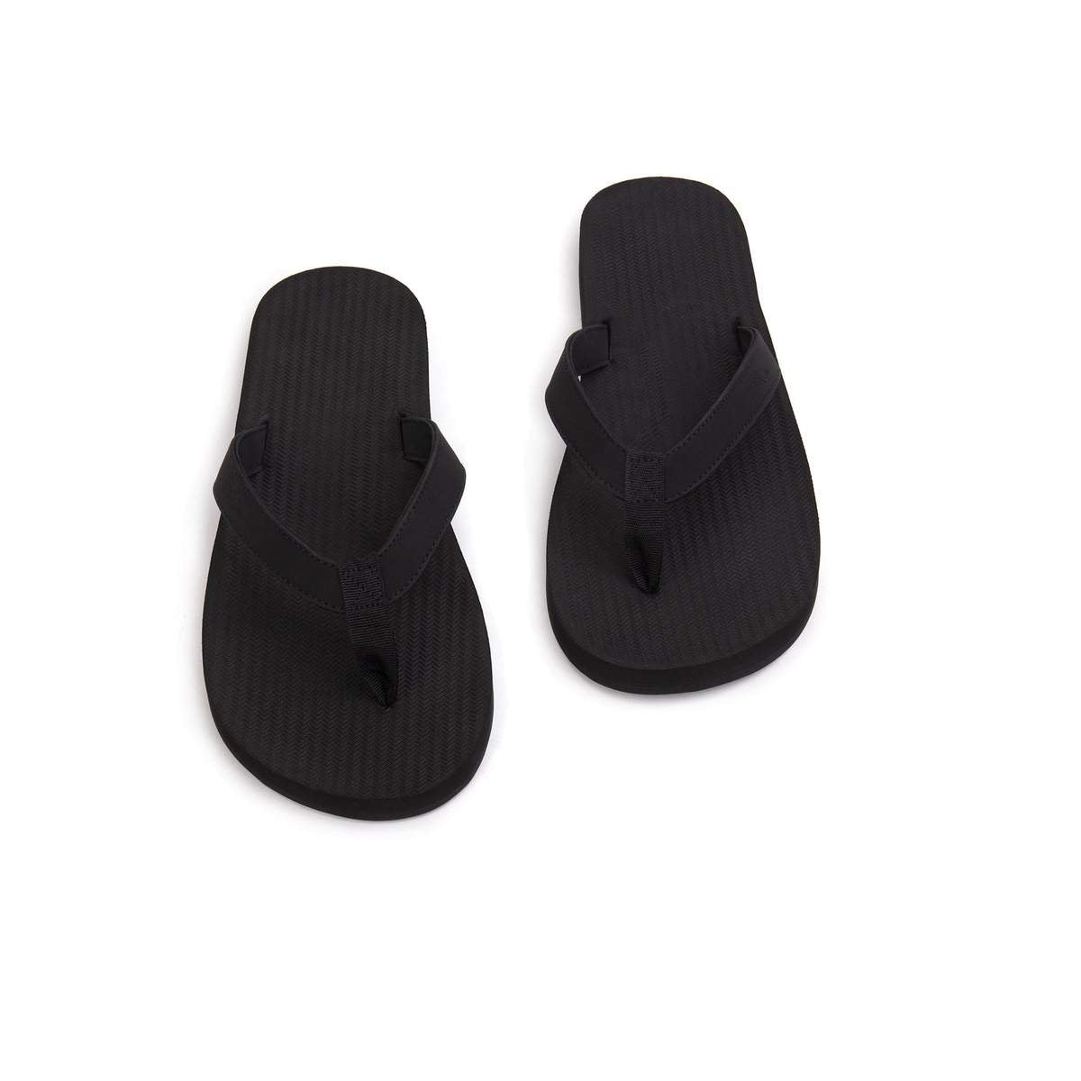 Men's Black Eco-Friendly Flip Flops
