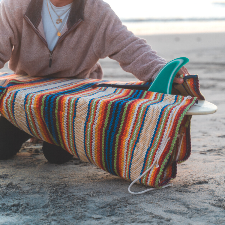 Surfboard Day Bag - Extra Thick | Cabo Stripes - 6'0" - 10'0"