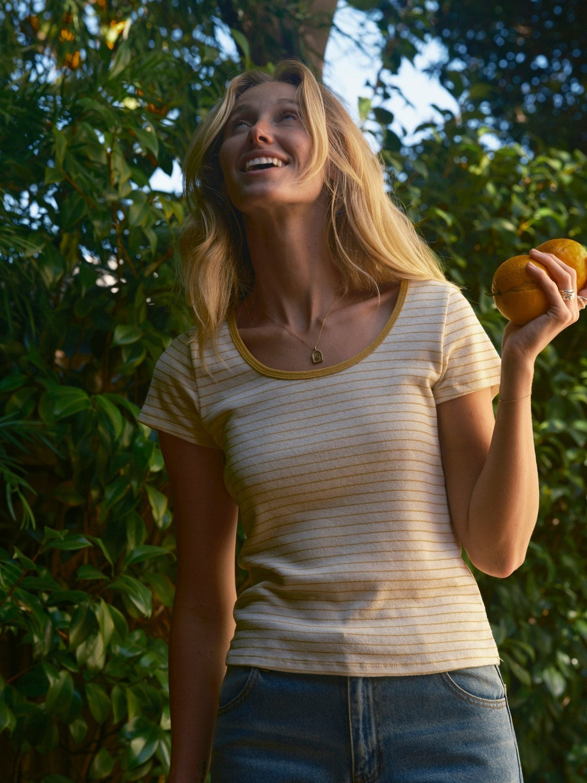 Mollusk Scoop Ribsy Tee - Women's Hemp Rib Scoop Neck Baby Tee