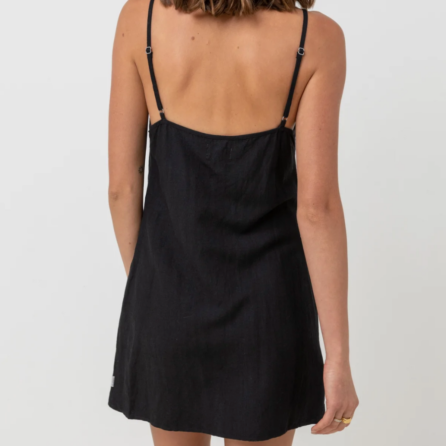 Black Classic Slip Dress