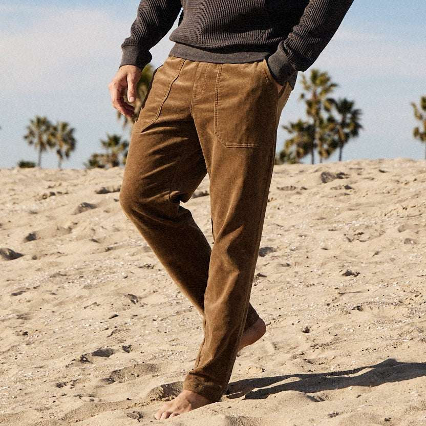 Tyler Corduroy Utility Pant - Toffee