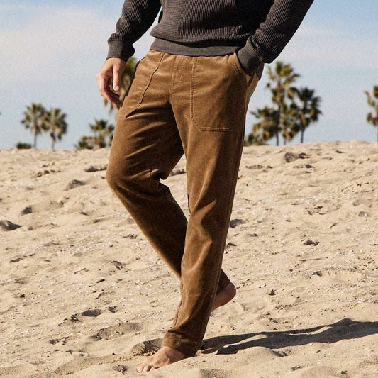 Tyler Corduroy Utility Pant - Toffee