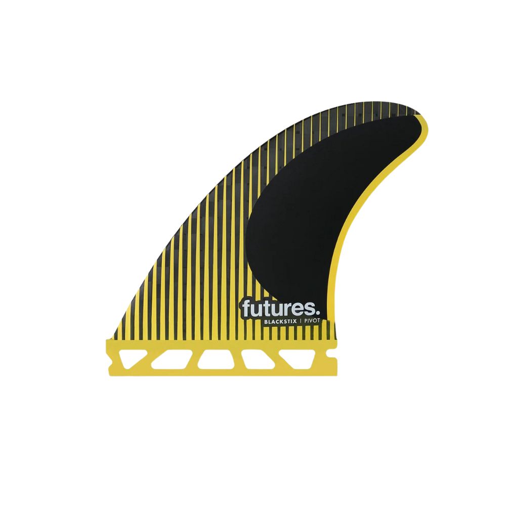 Futures P6 Blackstix Thruster Fins (Single Tab) - Yellow