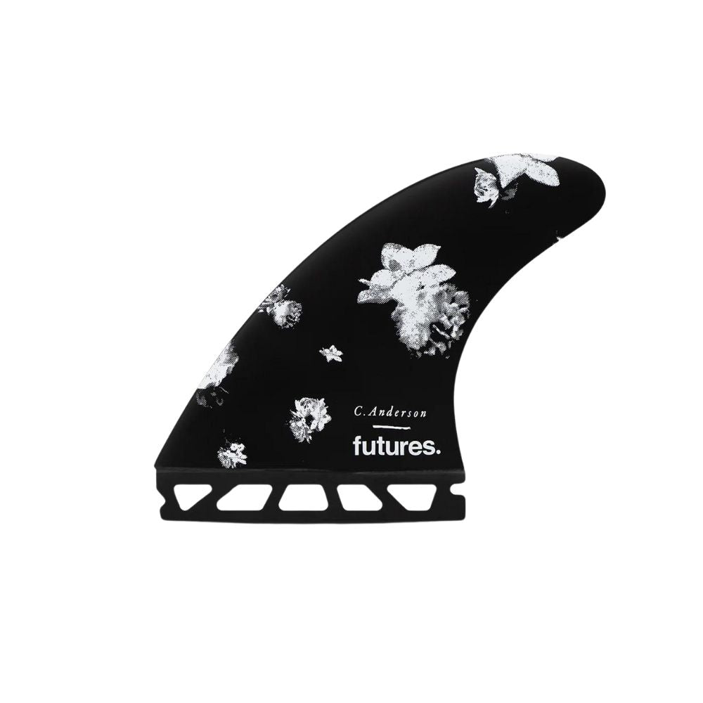 Futures Ando Blackstix Thruster Fins (Single Tab) - Black