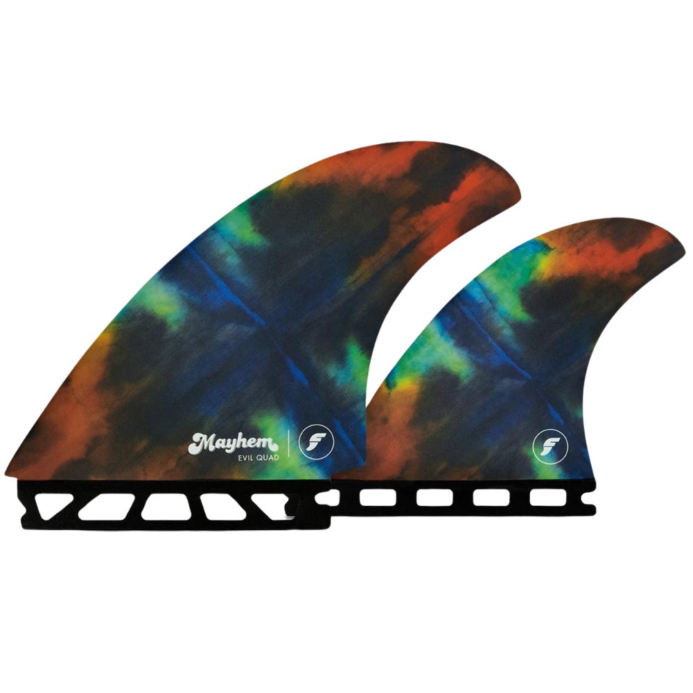 Futures Mayhem Evil Quad Rainbow Fins (Single Tab)