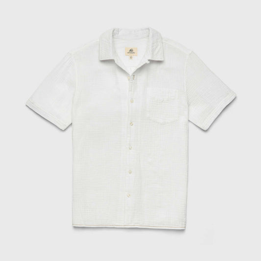 Mariner Camp Collar Shirt - White