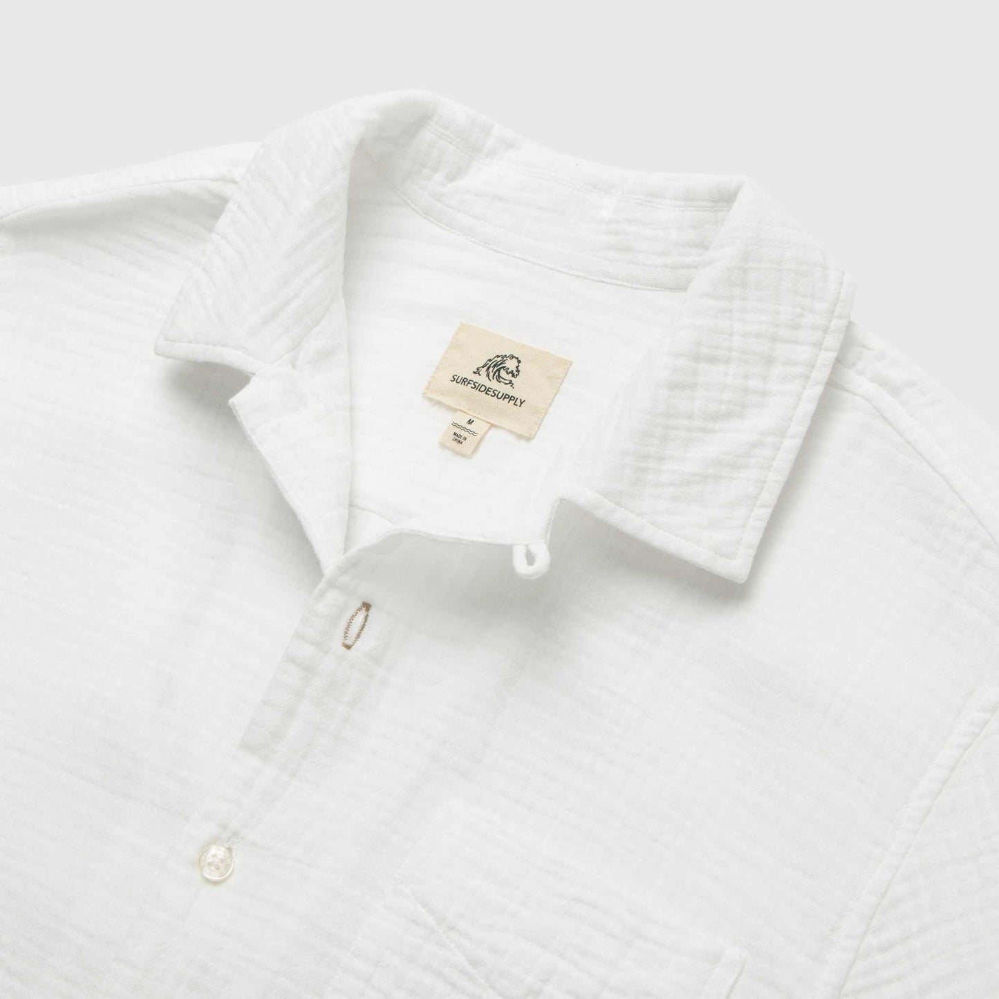 Mariner Camp Collar Shirt - White