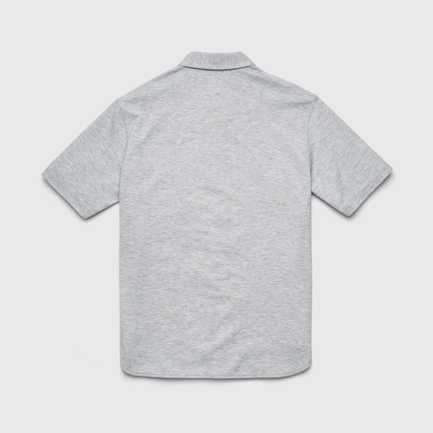 Tony Pique Knit Shirt - Heather Grey