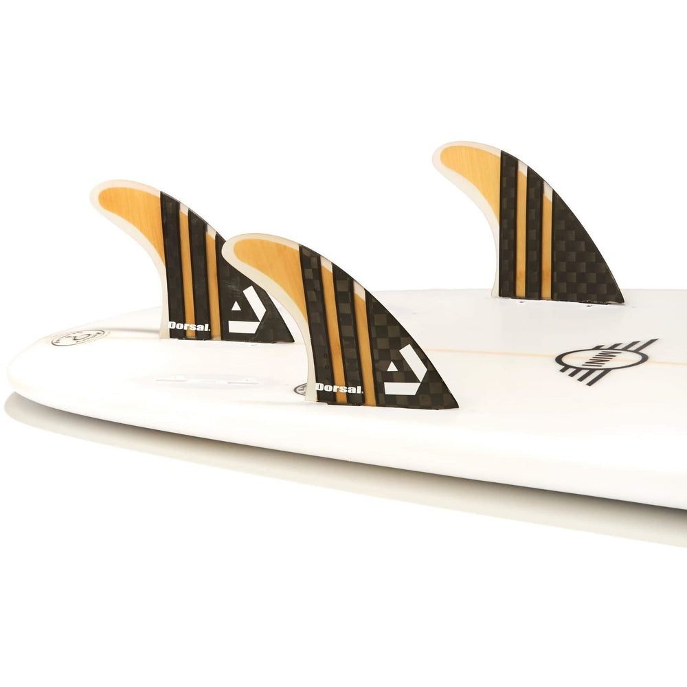 DORSAL Surfboard Fins Thruster 3 Set FCS Compatible